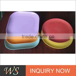 Eco Bamboo Fiber Square Platter thumbnail-1