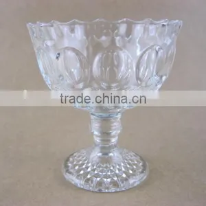 Cold Drink Milkshake Ice Cream Glass Cup or Bowl With Stand thumbnail-1