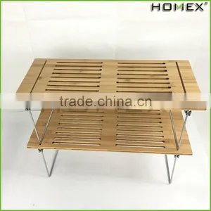 Kitchen Accessories Bamboo Shelf /stackable Spice Storage Shelf Homex-BSCI thumbnail-1