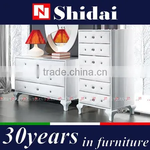 Dresser Mirror Stand / White Dresser / Modern Bedroom Dresser T-44 thumbnail-1