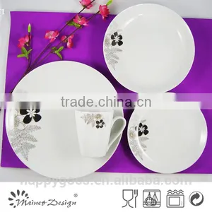 Ceramic White Porcelain Round High Quality Dinner Set thumbnail-2