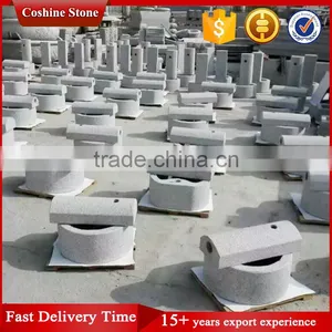 Grey Granite Classical Stone Floor Stand Water Fountains thumbnail-3