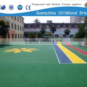 (EP-10) Outdoor Playground EPDM Flooring /Kindergarten /School /Daycare Center EPDM Rubber Flooring thumbnail-1