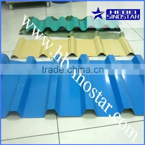 Color Coated Pre-painted Corrugated Steel Roofing Sheet thumbnail-1