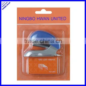 Easy Taking Cheap Plastic Mini Stapler Set thumbnail-1