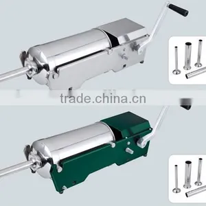16LBS Horizontal Stainless Steel Sausage Stuffer, Sausage Maker Machine, Sausage Filler thumbnail-1