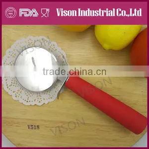 Wholesale Multi Function Custom Design Pizza Wheel Stainless Steel Pizza Cutter Fork thumbnail-5