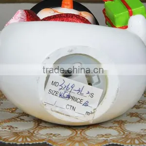 Polyresin Christmas Snow Globe Snowman Snow Globe With Music Box thumbnail-5