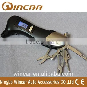 150 PSI Pressure Mini Tyre Pressure Gauge With Emergency Tool thumbnail-2