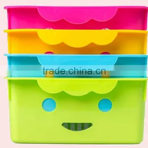 Colorful Design Platic Sundries /Large Storage Basket thumbnail-2