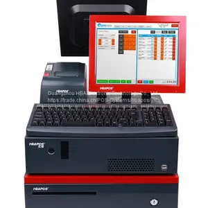 All In One Pos System/ Supermarket Cash Register HBA-A8 Retail Pos Machine In 2017 thumbnail-3