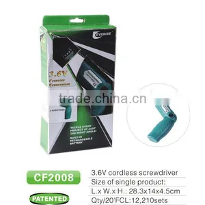 3.6v Cordless Li-ion Screwdriver Set thumbnail-1