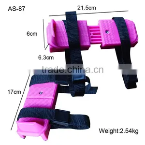 Kids Ice Skate Adjustable Double Runner Ice Skate Beginner Childs Bob Skatestoddlers and Young Children First Skates With Strap thumbnail-2