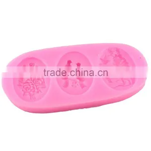 Silicone Mold Fondant Cake Mold Chocolate Cake Decoration Arts 1688 Agent thumbnail-3