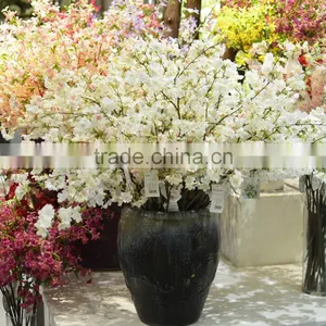Home Decoration Flower Accessories Artificial Cherry Blossom Branches Wholesale Blossom thumbnail-1