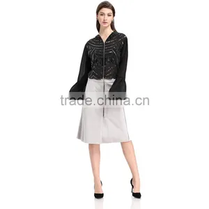 Domin Fashion Beading and Sequin Womens Crop Tops thumbnail-3