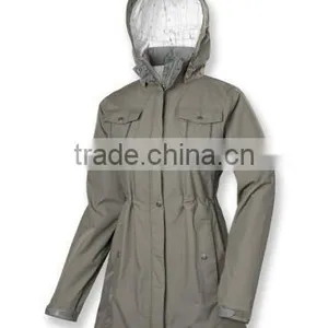 Non Brand Long Waterproof Rain Jackets With Fixed Hood thumbnail-1