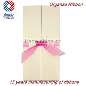 3/8"(10mm) Sheer Organza Ribbon Craft Party Christmas Ribbon thumbnail-3