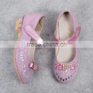 Zm50204b New Style Girls Shoes With Bowknot Pure Coloor Kids Casual Shoe thumbnail-5