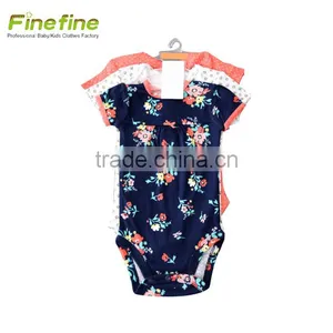 Wholesale Baby Clothes Summer Cotton Carter Baby Bodysuit Baby Romper thumbnail-3