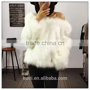 Faux Fur Women Pullover Tops Plaid Ribbed Warm Soft Sweaters Autumn Winter Crew Neck Loose Casual Sweater thumbnail-2