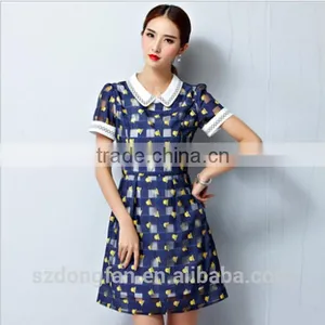 New Arrivals Summer Fashion Organza Chiffion New Design Mini Dress For Women thumbnail-1
