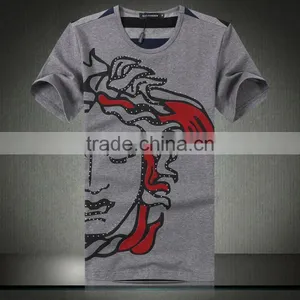 Hot Sales New Style China Manufacturer Printed Brand T-shirt for Men thumbnail-4