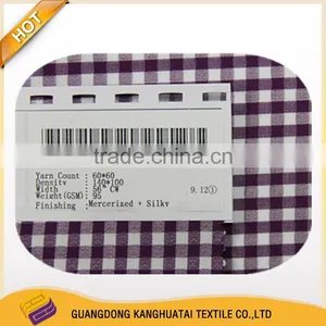 Factory Price Cotton Yarn Dyed Squre Shape Fabric thumbnail-1