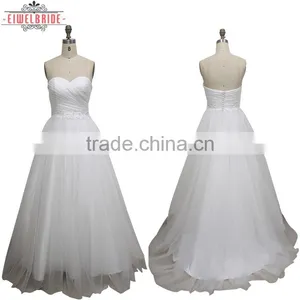 China OEM Supply Strapless Wedding Dress thumbnail-1