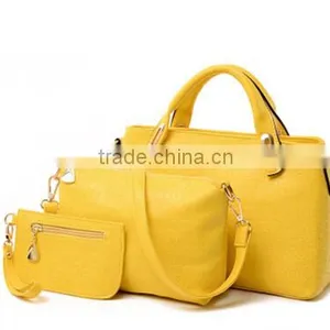 DY0061Z Fashional Snakeskin Ladies pu Bag Set 3pcs Bag Set thumbnail-1