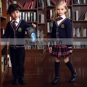 2016 Nice Perfect Fit School Uniform Design School Sweaters Kindergarten Uniform thumbnail-4