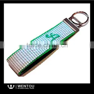Hot Selling Monogram Webbing Seersucker Key Fob thumbnail-4