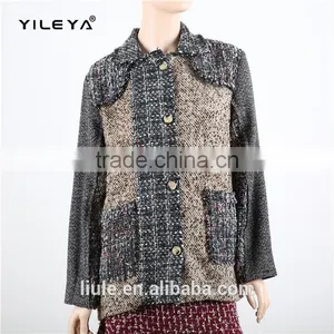 Soft Thick Materials Used Fashion Ladies Long Coat Design thumbnail-1