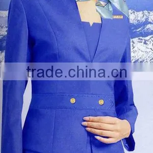 Satin Scarf for Airline Stewardess,sex Airline Stewardess Costume,beautiful Airline Stewardess Uniform/airline Stewardess Suits thumbnail-1
