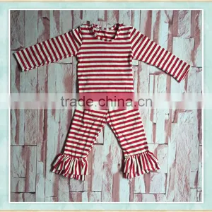 2017 New Style Christmas Pajamas Stripe Classic Design Children Pajamas thumbnail-1