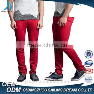Top Quality Mock Pockey Shape Decoration 80%cotton Casual Mens Cargo Pants With Side Pockets thumbnail-1