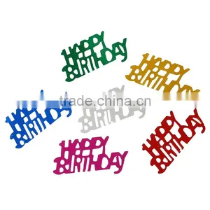 PVC Confetti Party Decoration Birthday Message "Happy Birthday" At Random thumbnail-3