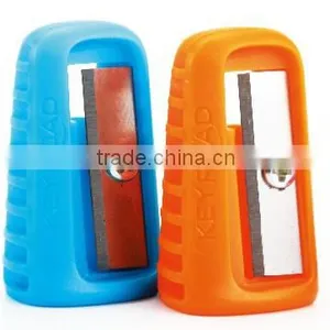 Oblong One Hole Plastic Pencil Sharpener thumbnail-1