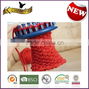 Knitting Acrylic Yarn With Knitting Needle thumbnail-1
