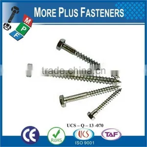 Made In Taiwan External Black Phosphate White Coated Galvanized Metric Lag Bolt thumbnail-1