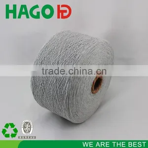 Ne 6s White Blue Red tc Blended Open End Regenerated Cotton Working Gloves Yarn thumbnail-4