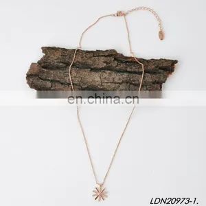 Mini Dainty Sunburst Pendent Necklace Gold Sun Silver Sun Minimalist Necklaces thumbnail-2