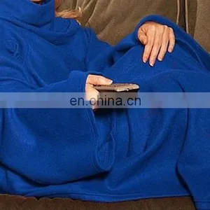 Winter Warm Woven Fleece Adults Kids TV Blanket With Sleeves thumbnail-6