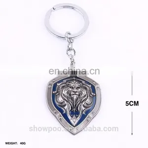New World Of Warcraft Keychain WOW Key Chain thumbnail-2