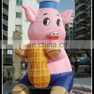 China Supplier Cheap Price Inflatable Pink Pig Advertising Promotional Giant Pig For Sale thumbnail-5