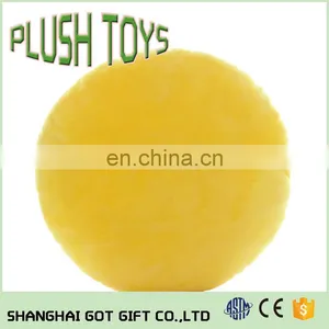 Yellow Soft Emoji Smiley Emoticon Keyring Round Cushion Plush Toy thumbnail-2