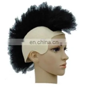 MCW-0421 Party Masquerade Synthetic Short Women Black Punk Wig thumbnail-1