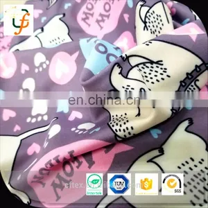 100 Polyester Tricot Brushed Polyester Spandex Fabric thumbnail-5