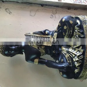 Best Black-Silver Fiber Buddha Idol thumbnail-1