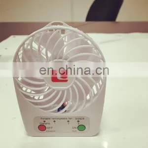 Multi-Functional Portable 18650 Rechargeable USB Mini Desk Fan With Customized Logo thumbnail-1